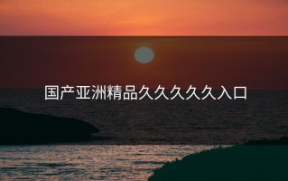 国产亚洲精品久久久久久入口