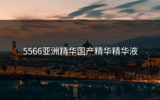 5566亚洲精华国产精华精华液