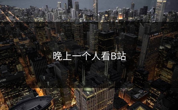 晚上一个人看B站-第1张图片-17c网页版入口 - 免费日韩影视播放