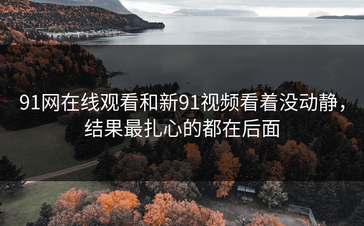 91网在线观看和新91视频看着没动静,结果最扎心的都在后面-第1张图片-17c网页版入口 - 免费日韩影视播放 91网在线观看和新91视频看着没动静,结果最扎心的都在后面-第1张图片-17c网页版入口 - 免费日韩影视播放